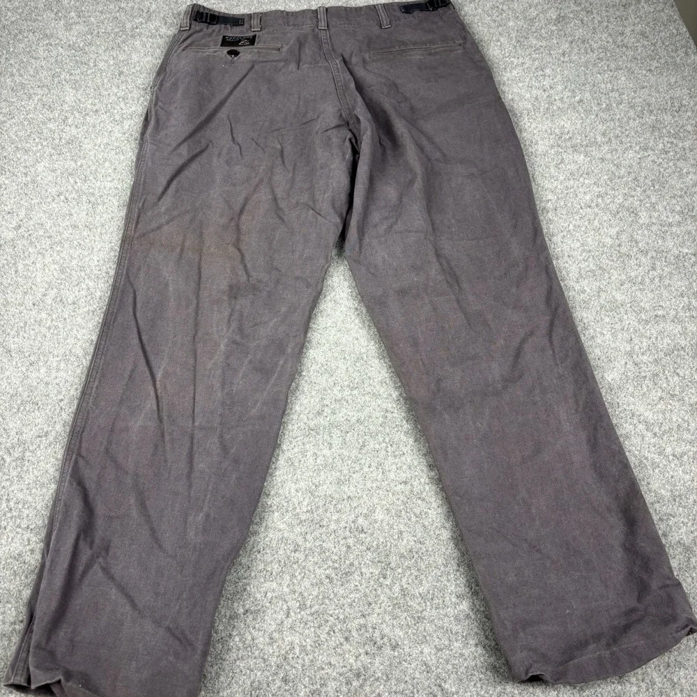 Vintage Rattlers Brand Pants Men's 36x32 Gray Made In USA‎ Workwear Outdoor 90s